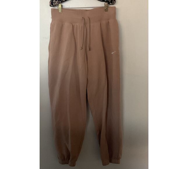 Nike Women’s Fleece Joggers • Beige/Tan • Sweatpants • Size MY2K - Picture 3 of 9